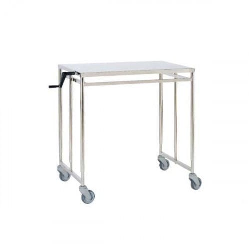 Mesa de trabajo - 60.802032 - Mdose - rectangular / hidráulica / de acero inoxidable