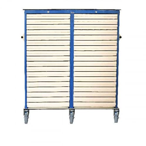 Armario de llave - 60.105014 - Mdose - móvil / con cajón / de aluminio