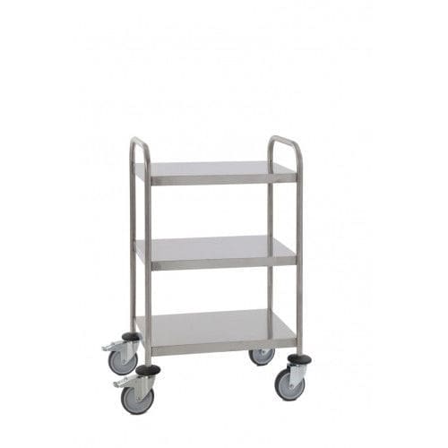 Carro médico - CH80279 - Mdose - de uso general / de acero inoxidable / 3 estantes