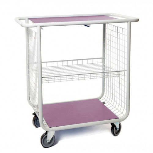 Carro médico - 53404 - Mdose - de cambio / de acero inoxidable / con estante