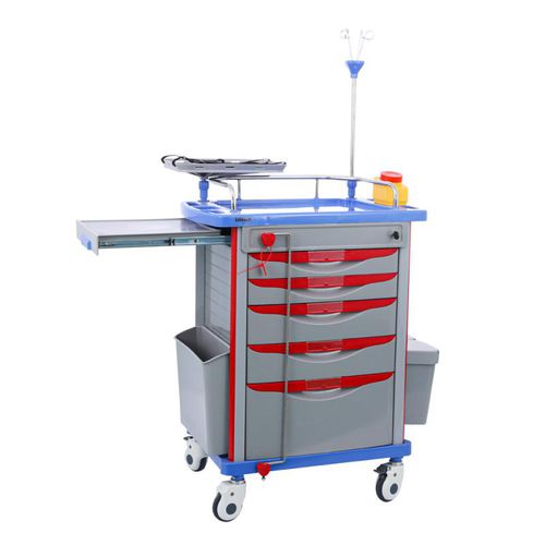 Carro médico - TC4001B - Bellamoon Medical - de hospital / de emergencia / portacilindros de oxígeno