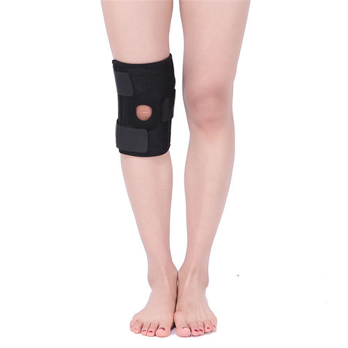 Órtesis de rodilla - D027  - Hebei OSKY Medical Instrument - con abertura en la rodilla / con refuerzo flexible