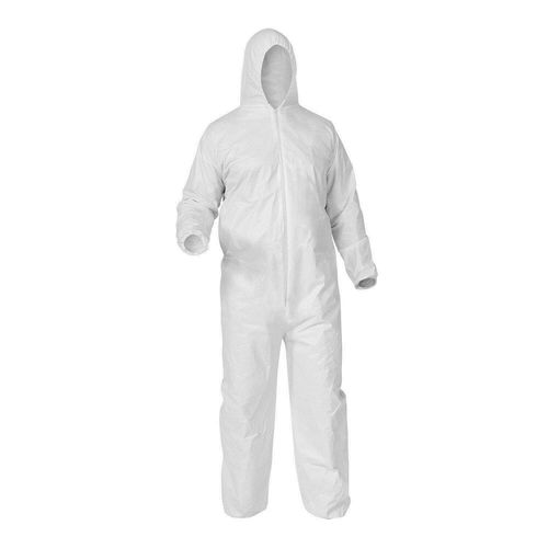 Equipo de protección individual sanitario unisex - EuroMed - desechable / impermeable / blanca