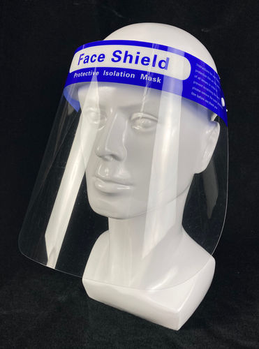 Pantalla facial desechable - EuroMed - transparente