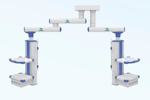 Brazo doble de distribución de techo - Double Arm - Medinain - para cuidados intensivos / para quirófano / de altura regulable
