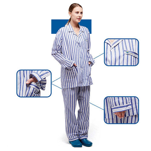 Bata desechable para paciente unisex - Nanning Tecbod Biological Technology - transpirable / lavable / antiestática
