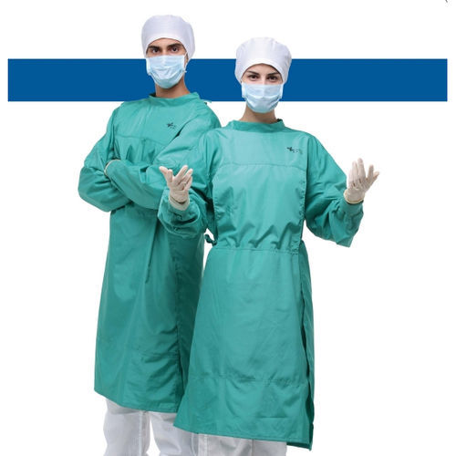 Bata quirúrgica unisex - Nanning Tecbod Biological Technology - de poliéster / verde
