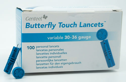 Lanceta de seguridad - Butterfly  - Genteel - estériles