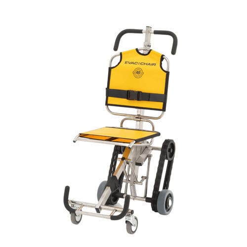 Silla de evacuación de interior - IBEX - Evac+Chair International - de exterior / plegable / con ruedas