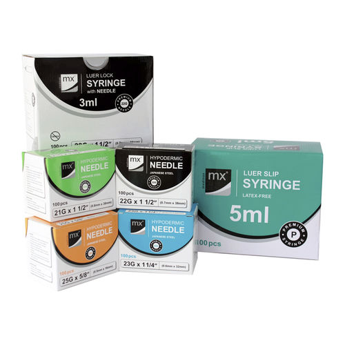 Jeringa 5 ml - Medinox - 3 ml / estériles / Luer Lock