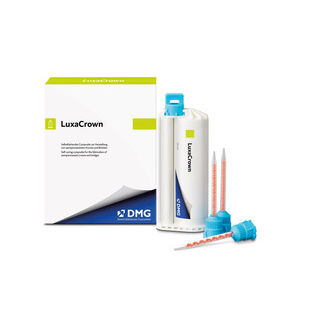 Material dental de resina - LuxaCrown - DMG America - para restauración dental / para corona / para puente dental