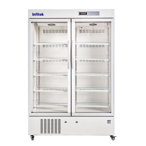 Refrigerador con 2 puertas - PR5-1000 - Infitek - de laboratorio / de tipo armario / con puerta de cristal