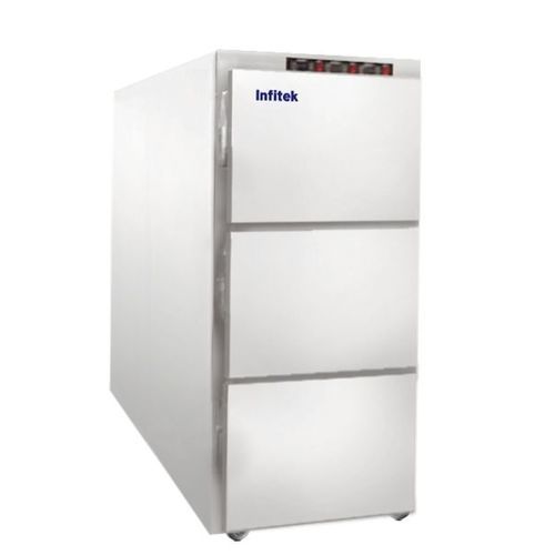 Cámara mortuoria para camillas mortuorias - MCFR-3000 - Infitek - 3 cuerpos / de carga frontal / refrigerada