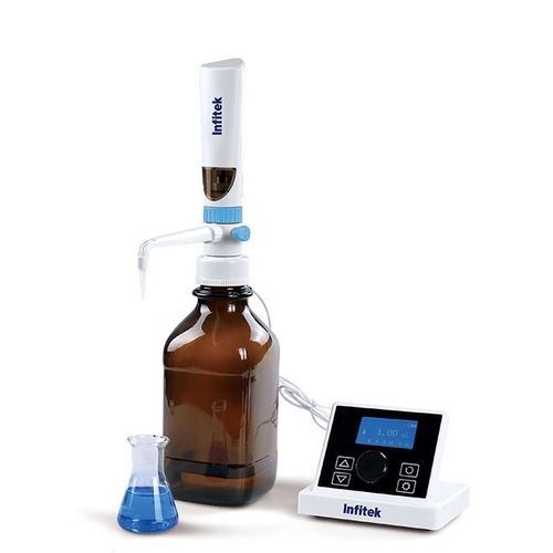 Dispensador sobre frasco de laboratorio - dDISP - Infitek - electrónico / de volumen regulable