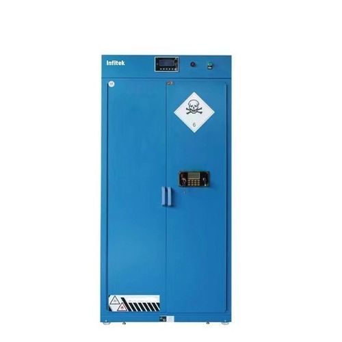 Armario para ordenar - SSC-151B - Infitek - para productos químicos / azul / con cierre electrónico