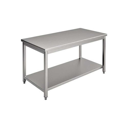 Mesa de trabajo - NSS 3001 - Nuprom - rectangular / de acero inoxidable