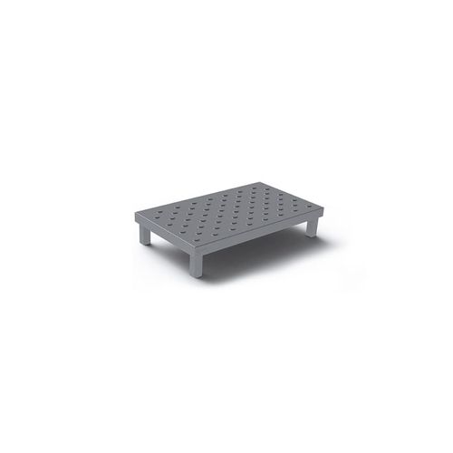Escalón de ayuda 1 peldaño - NSS 6001 - Nuprom - de acero inoxidable / antideslizante