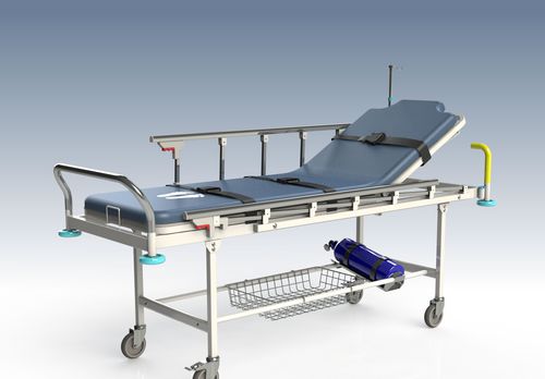 Carro camilla para traslado de pacientes - NPR 1141 - Nuprom - de emergencia / para cuidados intensivos / de transferencia