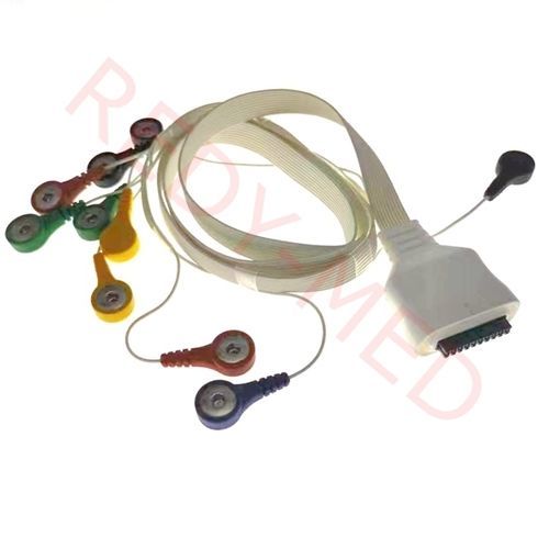 Cable de ECG para Holter cardíaco - VC203SA-035 - Shenzhen Redy-Med Technology Co.,Ltd - 10 derivaciones / 3 hilos / 5 derivaciones
