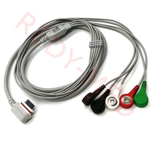 Cable de ECG para Holter cardíaco - VC203SA-002 - Shenzhen Redy-Med Technology Co.,Ltd - 10 derivaciones / 3 hilos / 5 derivaciones