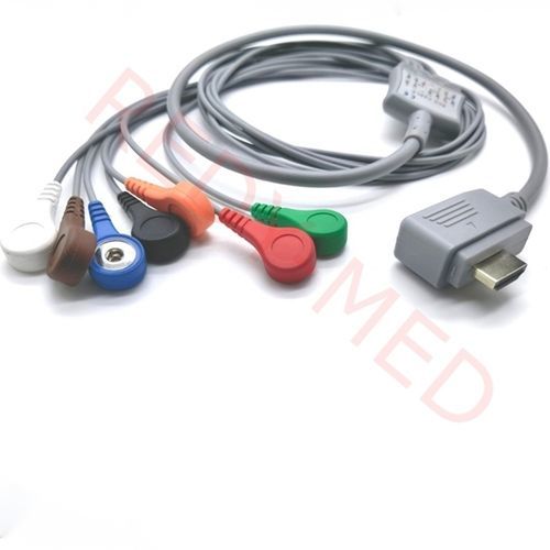 Cable de ECG para Holter cardíaco - VC205SI-027 - Shenzhen Redy-Med Technology Co.,Ltd - 5 derivaciones / 7 derivaciones