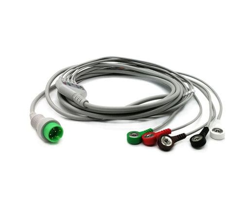 Cable de ECG 3 hilos - EC203SA-229 - Shenzhen Redy-Med Technology Co.,Ltd - 5 derivaciones