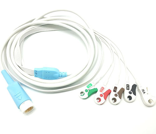 Cable de ECG 3 hilos - EL103SA-085 - Shenzhen Redy-Med Technology Co.,Ltd - 5 derivaciones