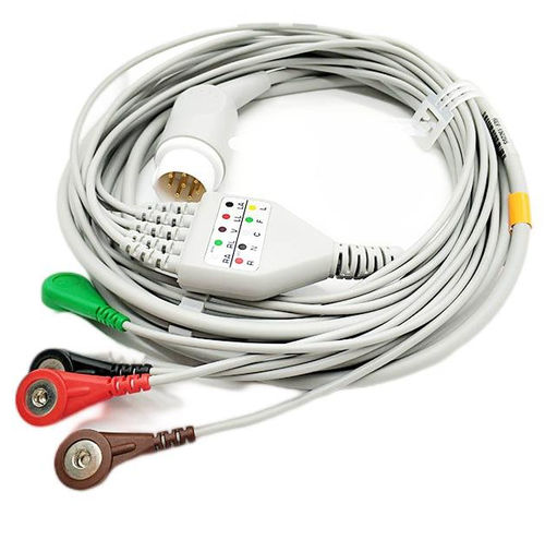 Cable de ECG 3 hilos - EC203SA-029 - Shenzhen Redy-Med Technology Co.,Ltd - 5 derivaciones