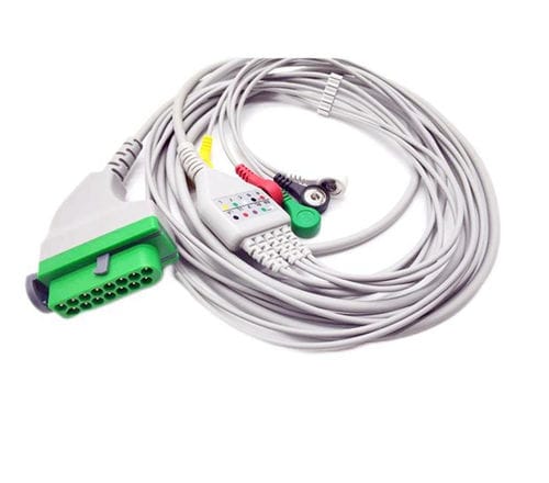 Cable de ECG 3 hilos - EC203SA-136 - Shenzhen Redy-Med Technology Co.,Ltd - 5 derivaciones