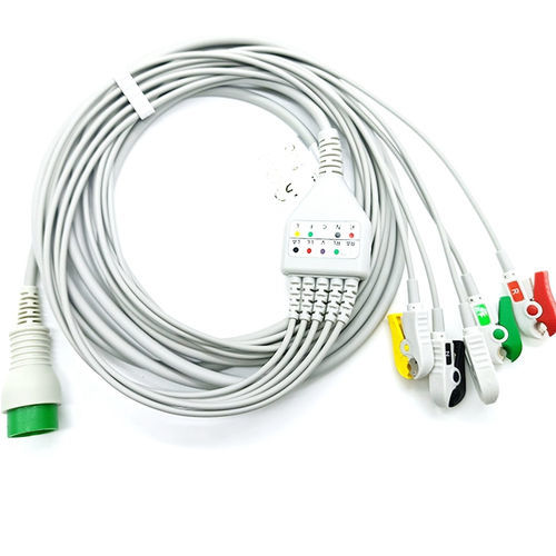 Cable de ECG 3 hilos - EC203SA-222 - Shenzhen Redy-Med Technology Co.,Ltd - 5 derivaciones