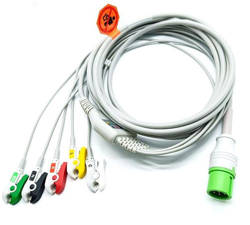 Cable de ECG 3 hilos - EC203SA-317 - Shenzhen Redy-Med Technology Co.,Ltd - 5 derivaciones