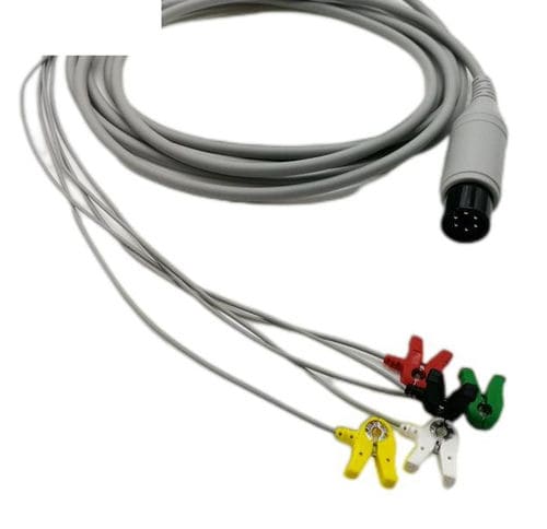 Cable de ECG 3 hilos - EA203CA-040 - Shenzhen Redy-Med Technology Co.,Ltd - 5 derivaciones