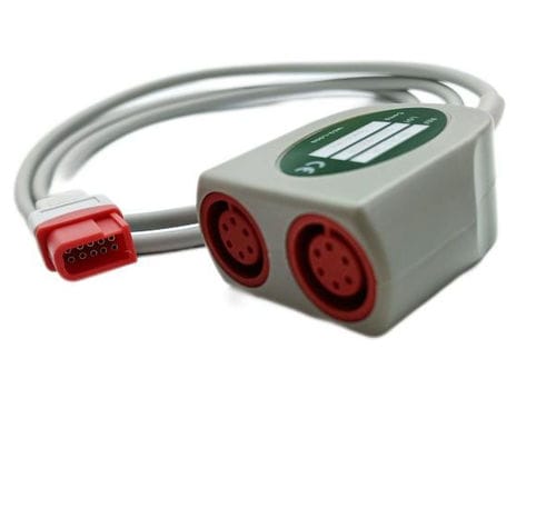 Adaptador DIN - BA-SL1-2A - Shenzhen Redy-Med Technology Co.,Ltd - para cables de presión arterial invasiva (IPB)