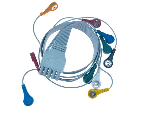 Cable de ECG para Holter cardíaco - VC210SA-034 - Shenzhen Redy-Med Technology Co.,Ltd - 10 derivaciones