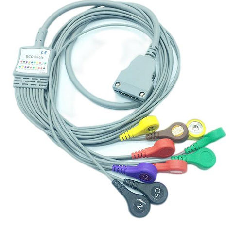 Cable de ECG para Holter cardíaco - Shenzhen Redy-Med Technology Co.,Ltd - 10 derivaciones