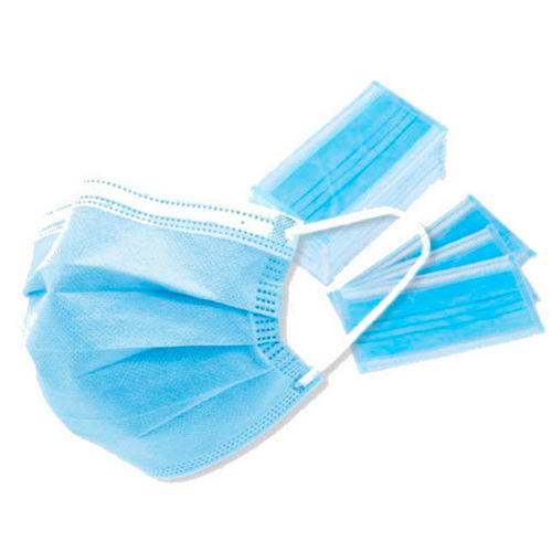 Mascarilla quirúrgica de tipo IIR - Longtron Medical Technology Co., Ltd. - para adulto / azul / de tres capas