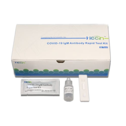 Kit de prueba para COVID-19 - hecin-scientific - de IgG / de IgM / SARS-COV-2
