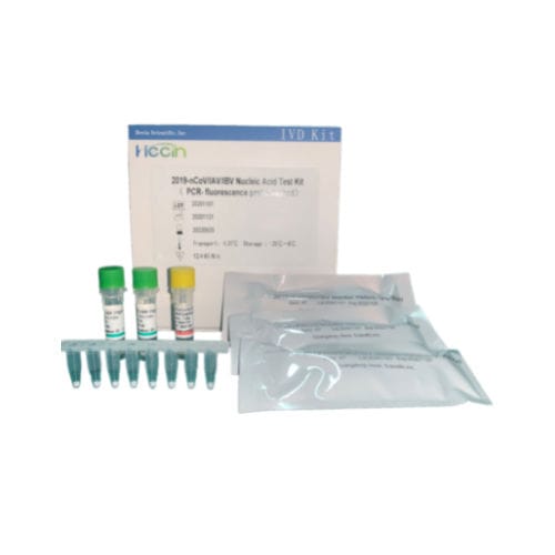 Kit de prueba para enfermermedades infecciosas - hecin-scientific - de influenza A / de influenza B / nasofaríngeo
