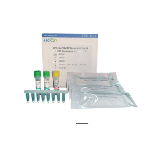 Kit de prueba para enfermermedades infecciosas - hecin-scientific - de influenza A / de influenza B / nasofaríngeo