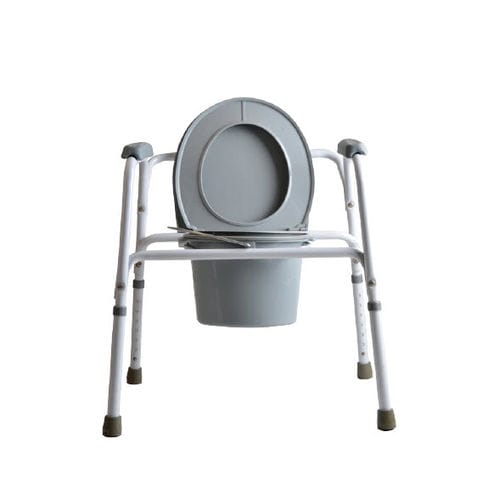 Silla con orinal con reposabrazos - YK4120 - Intco Machinery - con cubo / de altura variable