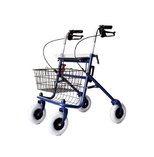 Andador con ruedas con 4 ruedas - YK7050 - Intco Machinery - con asiento / con canasta / de altura regulable