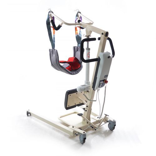 Elevador de pacientes con batería - Y402 - Intco Machinery - eléctrico / con ruedas / plegable