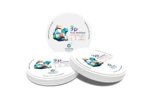 Material dental de circona - 3D Plus Multilayer - YUCERA - de circonio / ZrO2 / de dióxido de circonio