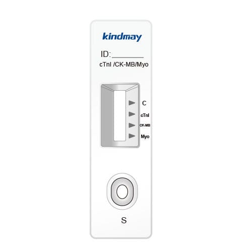 Kit de prueba de infarto de miocardio - Shenzhen Kindmay Medical Co.,Ltd. - de mioglobina / cTnI / de quinasa creatina
