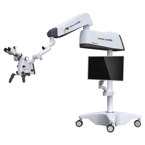 Microscopio quirúrgico para odontología - VISTA - Hefei DentaFlim Medical Equipment - con ruedas