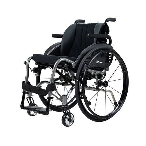 Silla de ruedas manual - NA-431 - Zhongjin Medical - de exterior / plegable / de altura regulable
