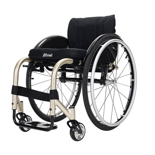 Silla de ruedas manual - NA-437 - Zhongjin Medical - de exterior / plegable / con reposapiernas