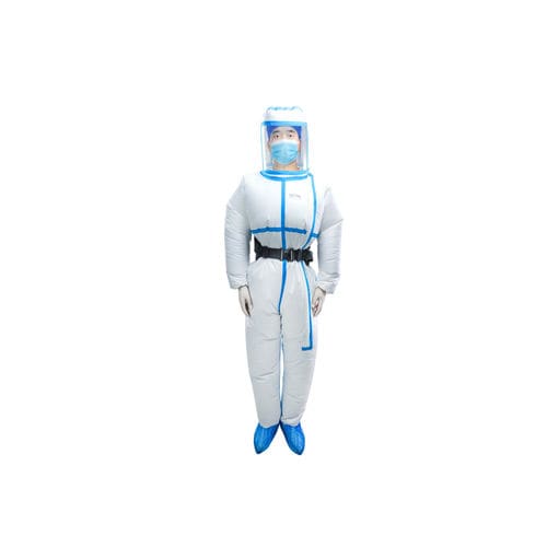 Equipo de protección individual sanitario con suministro de aire - uy - unisex / de polietileno / de tejido no tejido