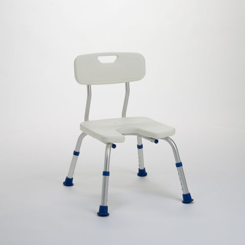 Silla de ducha con respaldo - Melbourne - Vermeiren Medical Equipment - de altura variable