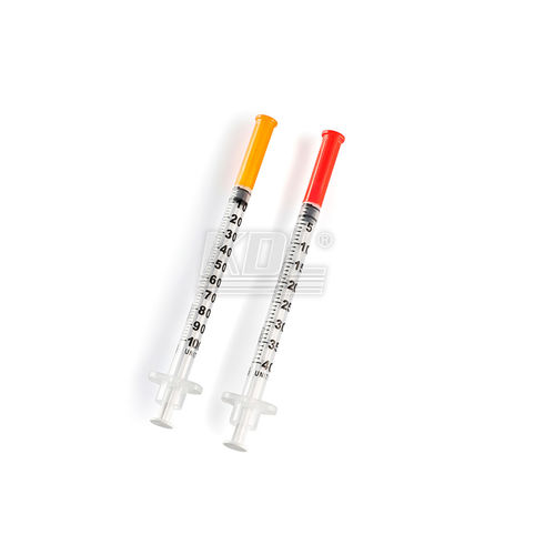 Jeringa de insulina - U-40 - Zhejiang Kindly Medical Devices - 1 ml / 0,5 ml / 0.3 mL